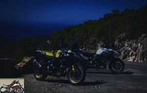 The 2017 versions of the V-Strom 1000