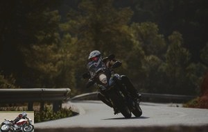 Sequence of turns with the Suzuki V-Strom 1000 XT