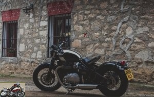Very well finished, the Bobber offers a 'bad boy' style within the Bonneville range
