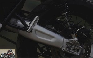 Swingarm of the Triumph Scrambler 1200 XC