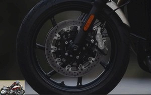 Front rim of the Triumph Speed ​​Twin