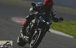 Triumph Street Triple RS on the road