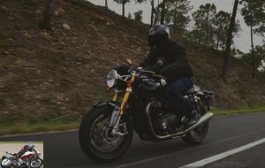 Triumph Thruxton 1200 RS test drive on expressway