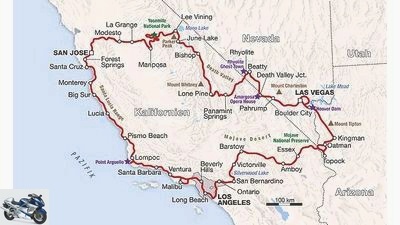 On the move: through California by motorcycle