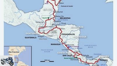 On the way: From Panama to Mexico