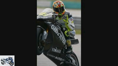 Valentino Rossi's Yamaha debut