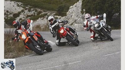 Comparison test: BMW R 1200 GS, Ducati Hypermotard 1100 S, KTM 990 Supermoto