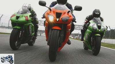 Comparison test: Kawasaki ZX-6R in three expansion stages