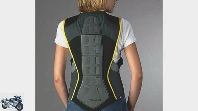 Comparative test of back protectors