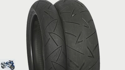 Comparative test touring tires
