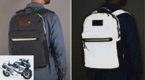 Fully reflective backpack in the practical test Mitch Backpack by Property of