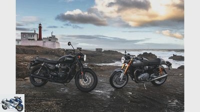 Presentation of the Triumph Thruxton R and Triumph Bonneville T120