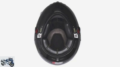 Vozz flip-up helmet with rear entry