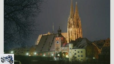Winter tour around Regensburg