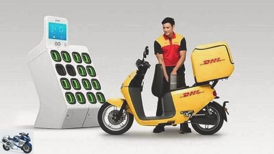 Yamaha EC-05 - e-scooter with battery exchange system