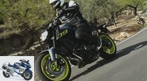 Yamaha MT-03 in the driving report