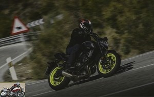 But it is on small roads that the Yamaha is most comfortable.