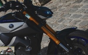 The new fork of the Yamaha MT-09 SP