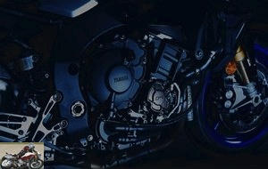 The CP4 engine of the Yamaha MT-10 SP