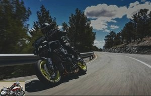 Yamaha MT10 on the road