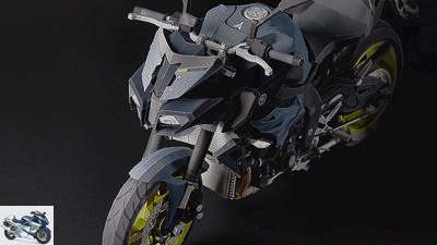 Yamaha Paper Crafts Motorcycle works of art made of paper