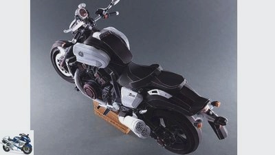 Yamaha Paper Crafts Motorcycle works of art made of paper