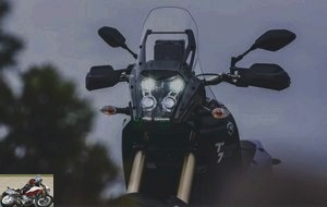 The four LED lights give the bike a real identity