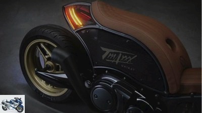 Yamaha Tmax conversion: custom bike based on scooters
