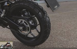 The XSR is fitted with IRC Trail Winner GP-211R tires