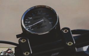 Speedometer with totalizer and partial trip