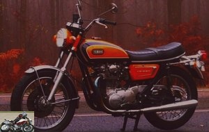 Yamaha 650 XS2 1972 (also known as Europa). New front disc brake, new shock absorbers