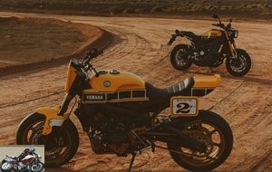 Yellow color Yamaha XSR 900