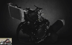 Yamaha YZF-R3 twin-cylinder engine